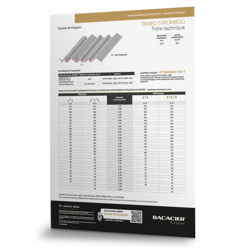 Fiche technique TRINEO STROMBOLI