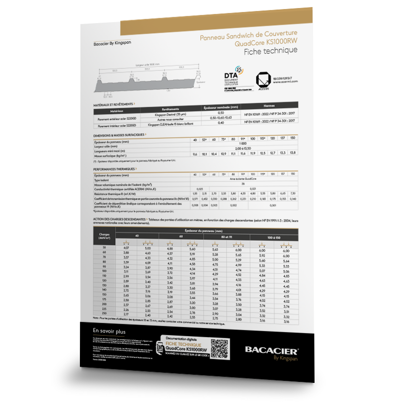 Fiche technique QuadCore KS1000RW